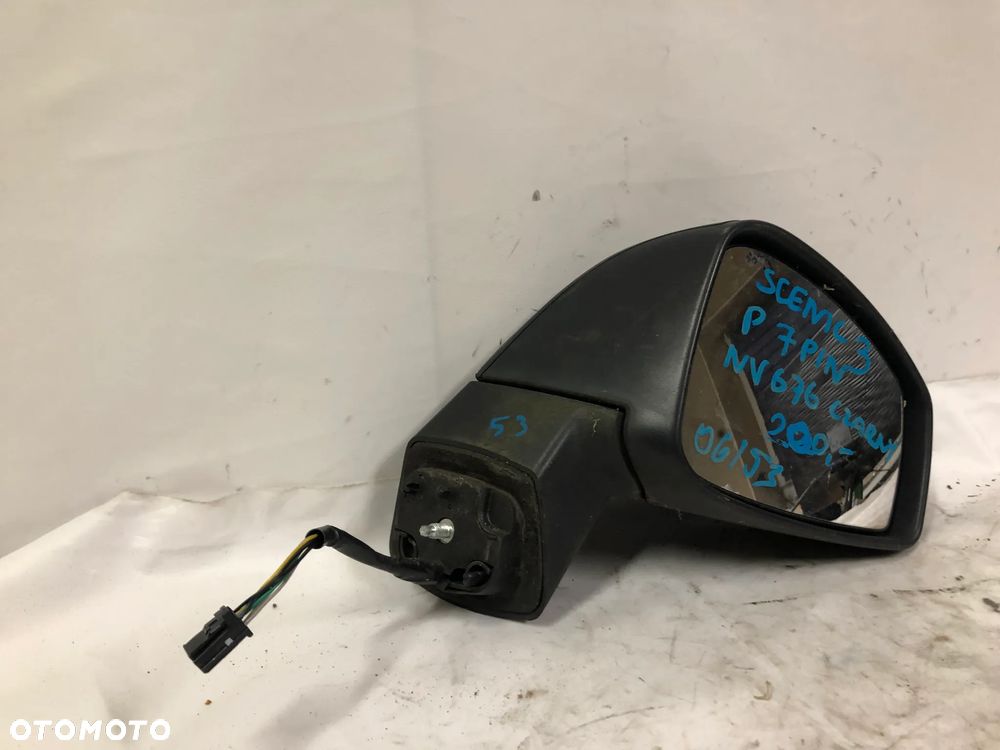 - LUSTERKO PRAWE RENAULT SCENIC 3 III 7 PIN TEGNE CZARNY - 4