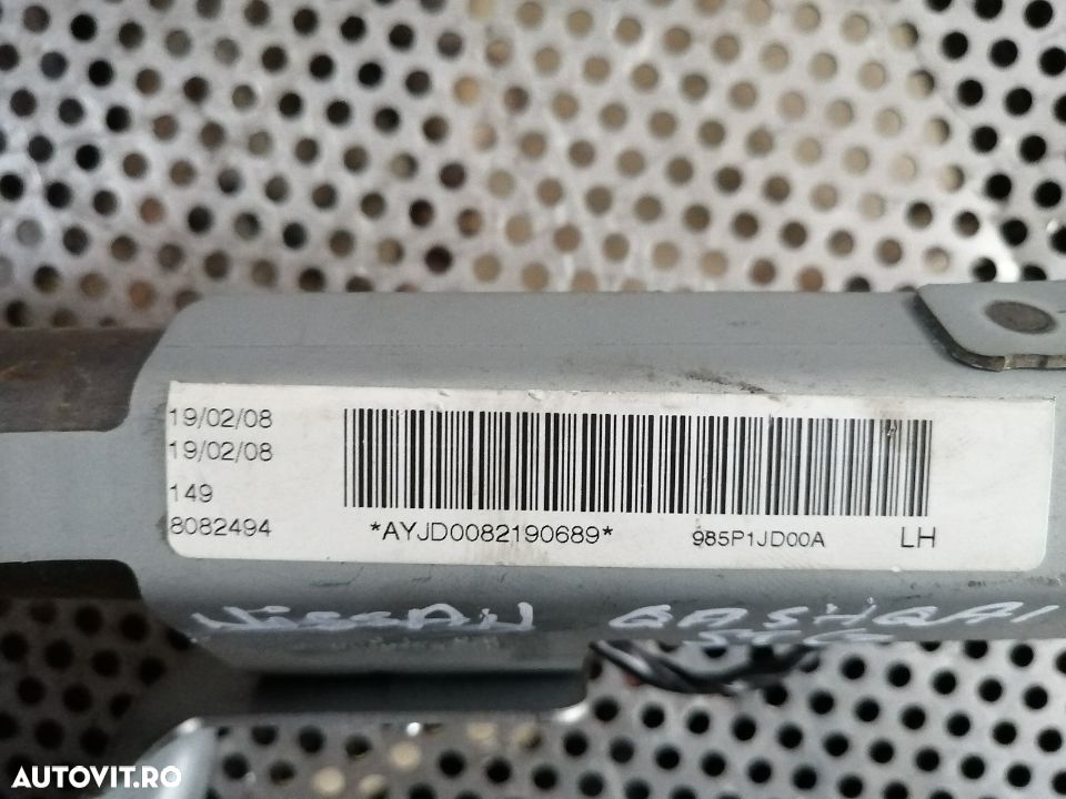 Airbag Cortina Stanga Dreapta Nissan Qashqai 2007 2014 - 5
