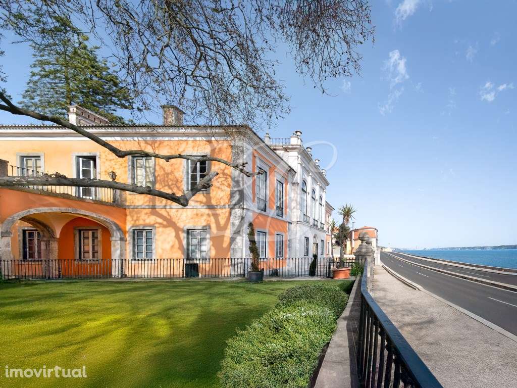 Palácio em primeira linha de mar vista frontal | Oeiras - Grande imagem: 2/45
