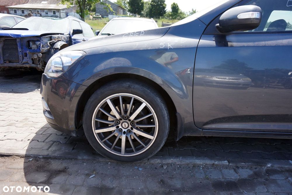 MASKA ZDERZAK BŁOTNIKI LAMPY CEED I LIFT 5K  KIA 2009-2012 CZARNY PRZÓD KOMPLETNY - 8