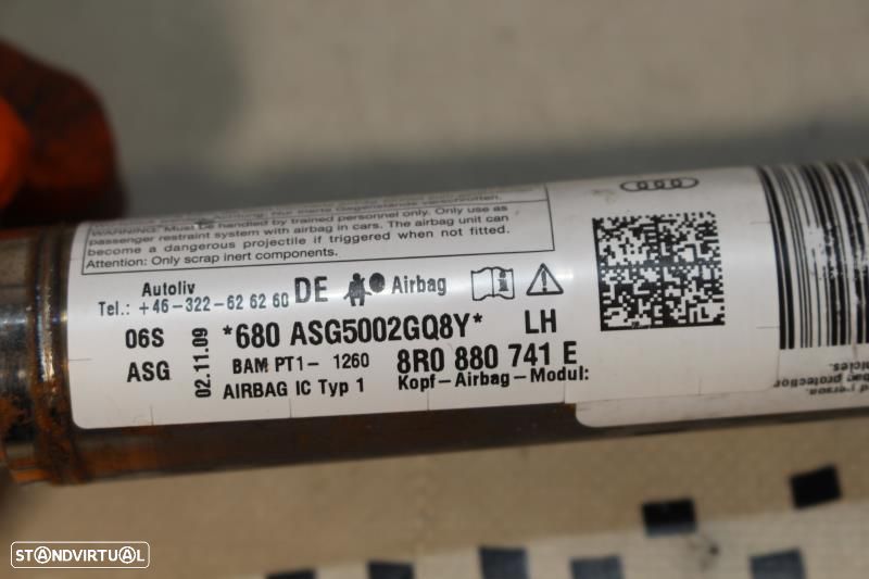 Airbags De Cortina Audi Q5 (8Rb)  8R0880742e / 8R0880741e - 8