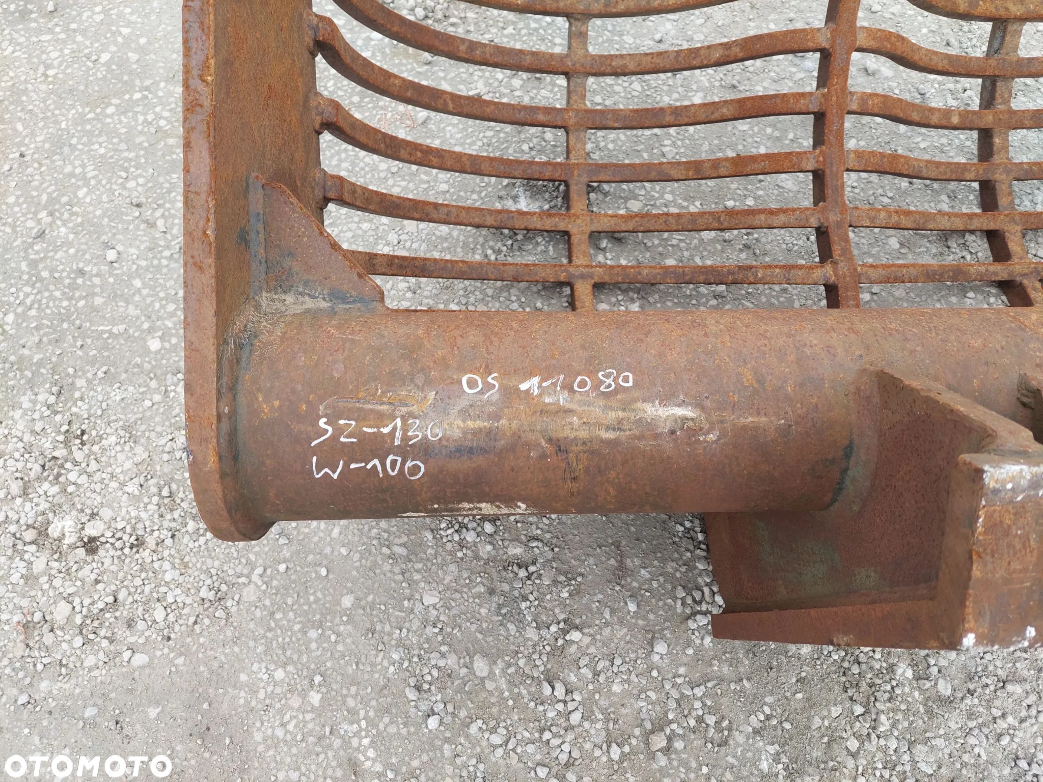Łyżka ażurowa 130 cm przesiewowa do przesiewania przesiewająca na szybkozłącze Nado SK 15 20 Komatsu PW PC koparki 130 138 140 148 160 180 210 - 2