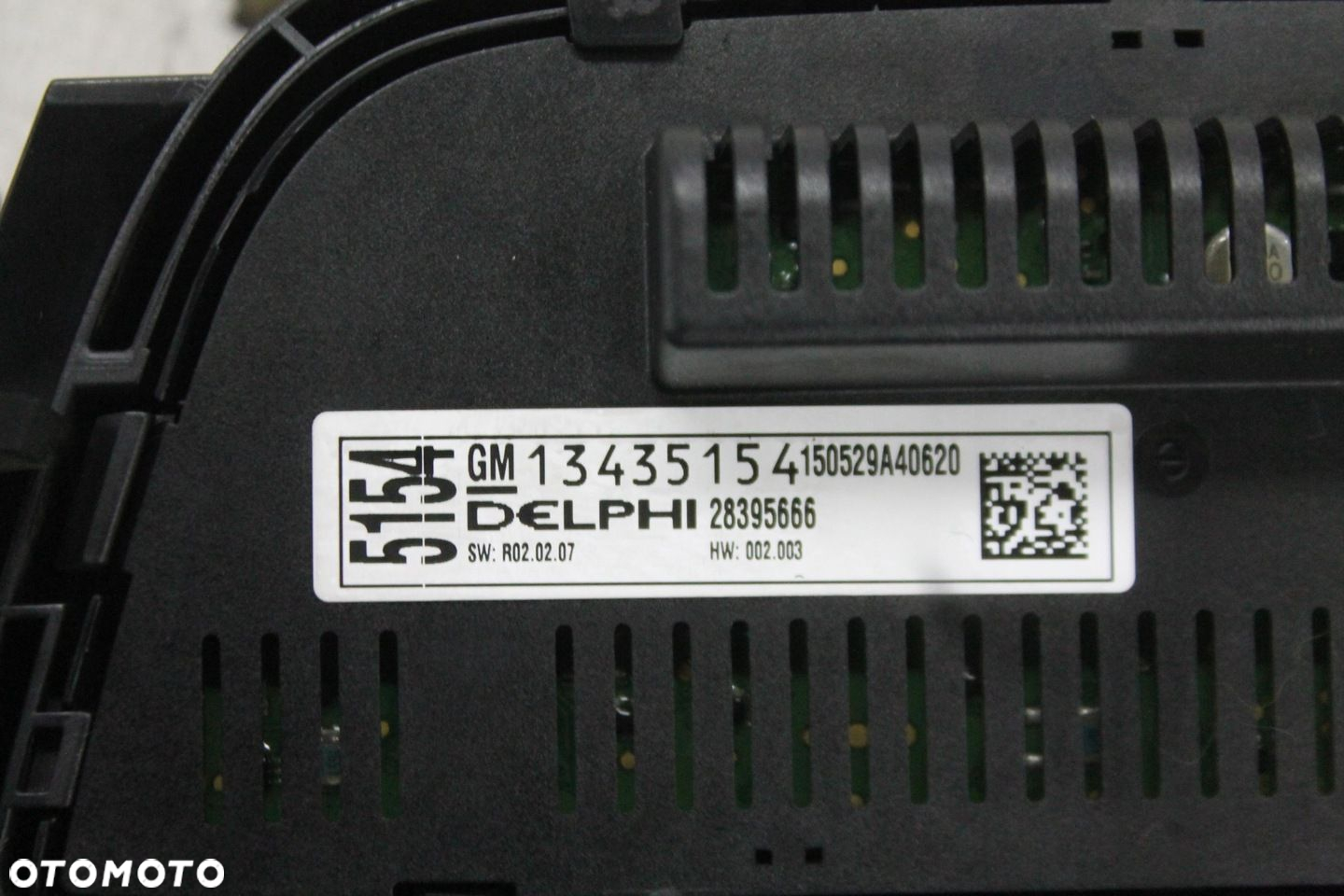 PANEL KLIMATYZACJI RADIA 13444592 13435154 ASTRA J IV 12-15 - 4
