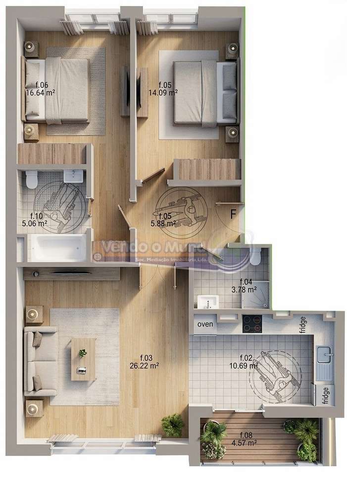 Apartamento T2 em Benavente (B667) - Grande imagem: 5/10