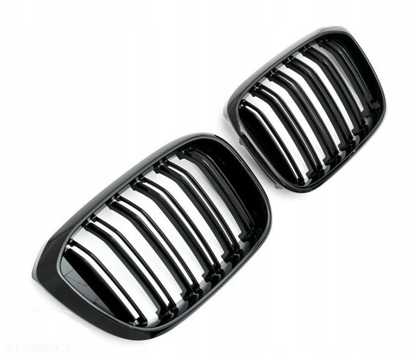 GRILL NERKI ATRAPA BMW G01 G02 X3 X4 CZARNY POŁYSK