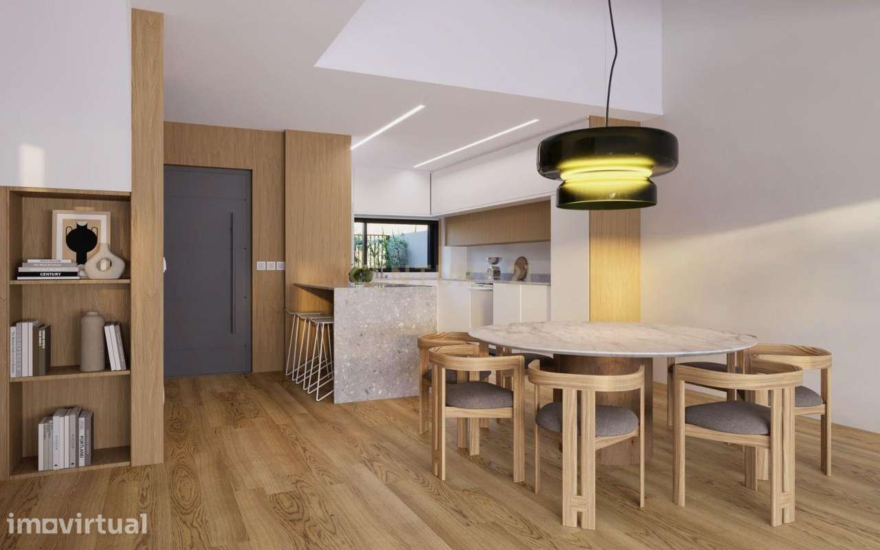 Moradia T3+1 com piscina a 5 minutos das praias – Caparica - Grande imagem: 3/48