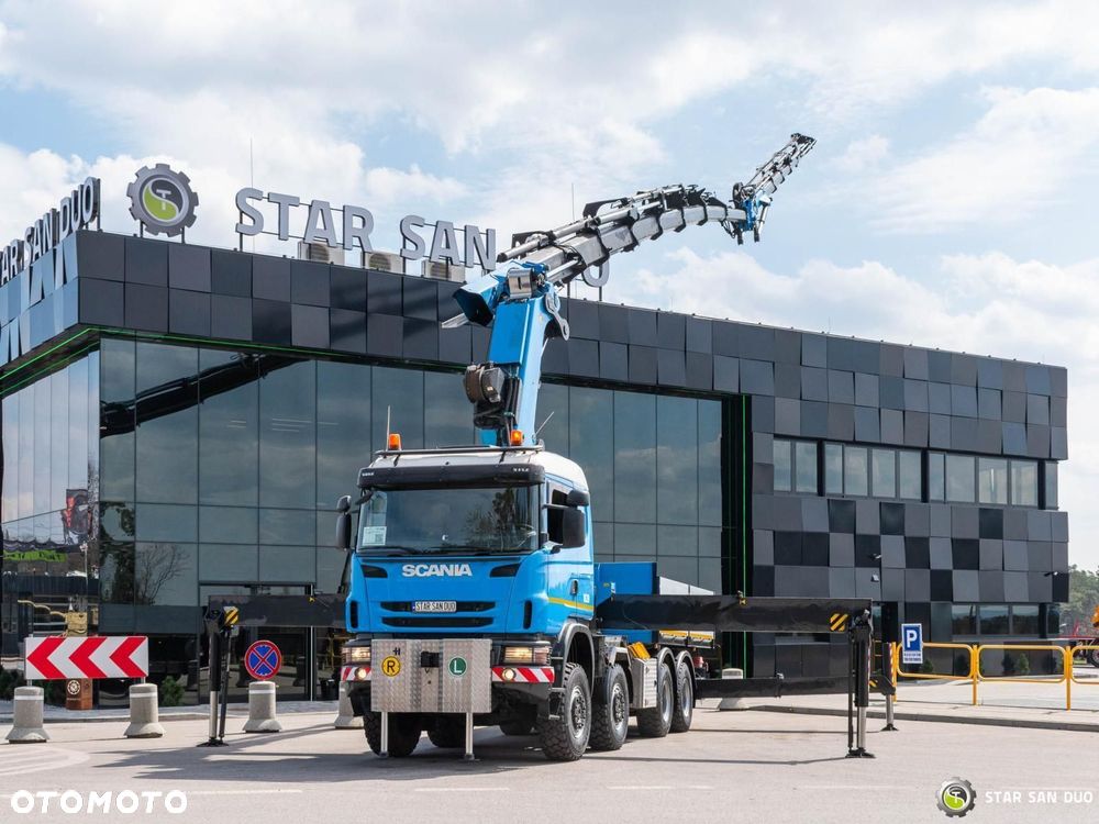 Scania G440 8x8 PALFINGER PK 100002 HDS Żuraw Fly Jib Wciągarka - 3