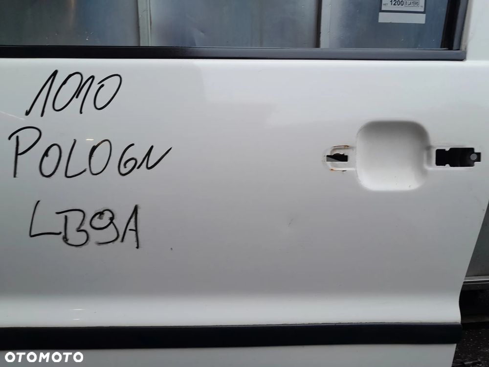 VW POLO 6N DRZWI LEWE PRZEDNIE LEWY PRZÓD KOLOR: LB9A - 3