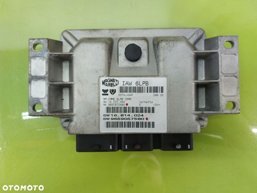 Komputer sterownik silnika Peugeot 307 I 2001-2005 2,0 16V SW96590575780 - 1