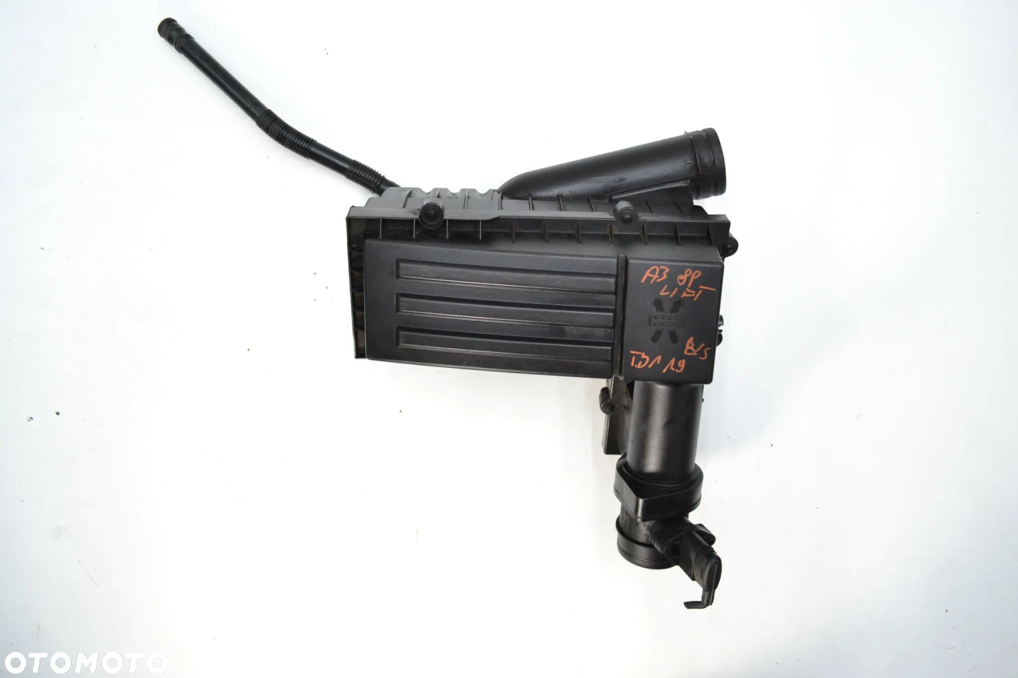 AUDI A3 8P OBUDOWA FILTRA POWIETRZA PRZEPŁYWKA PRZEPŁYWOMIERZ 3C0129607BA - 1