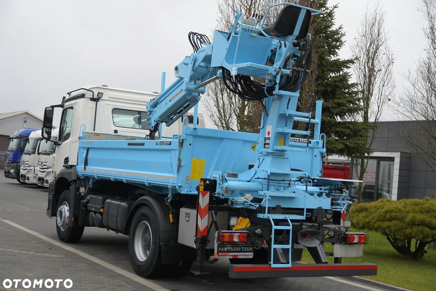 Mercedes-Benz AROCS 1827///* 2018///* PRZEB 41 TYŚ///* HDS///* WYWROTKA///* ROTATOR///* 18000KG///* ŁYŻKA///* STAN JAK NOWY - 6
