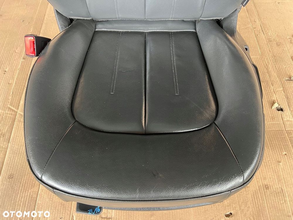 audi a6 c7 fotel lewy przód kierowcy skóra - 5