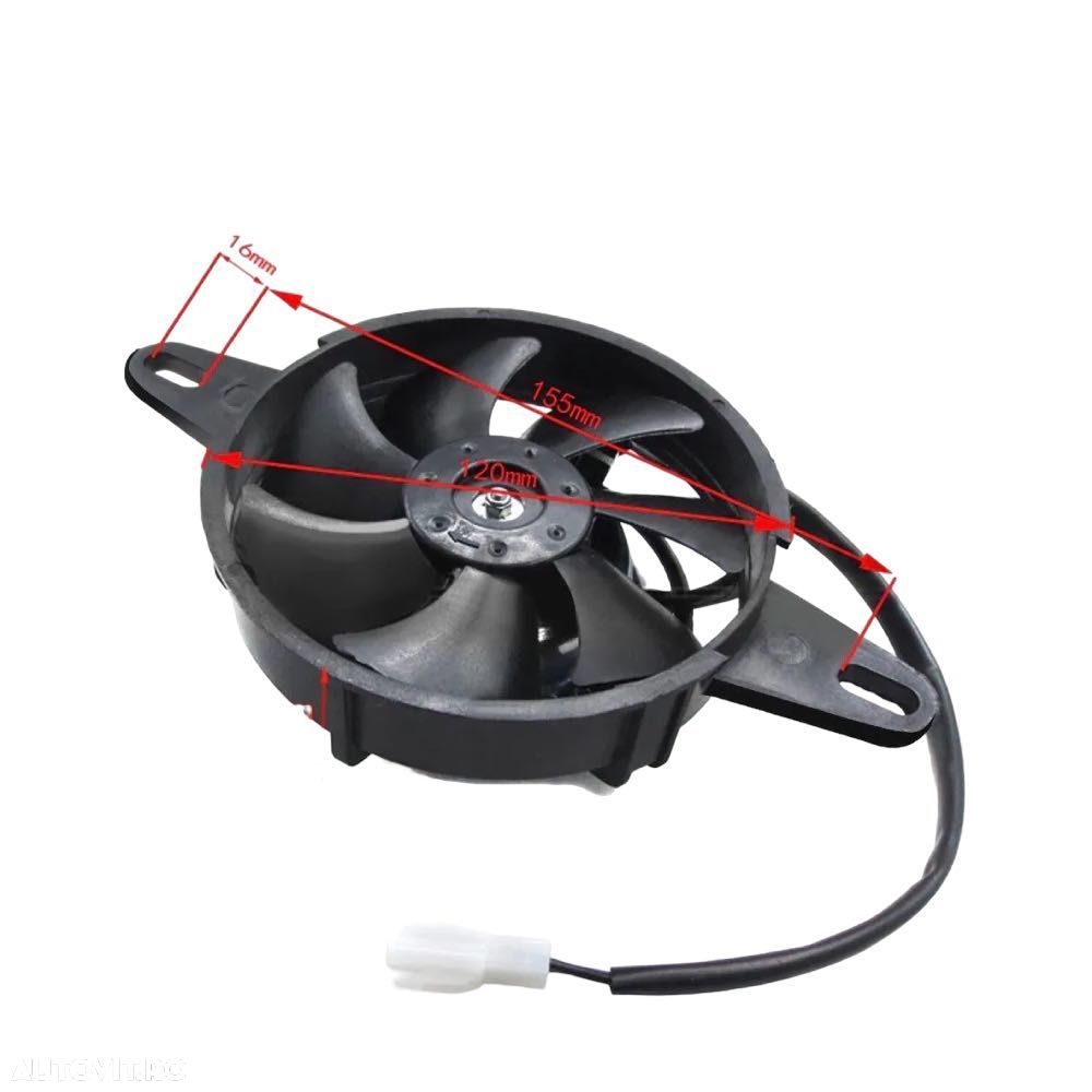 Ventilator Racire Radiator Moto Atv 120MM Universal Cross Enduro KTM - 2