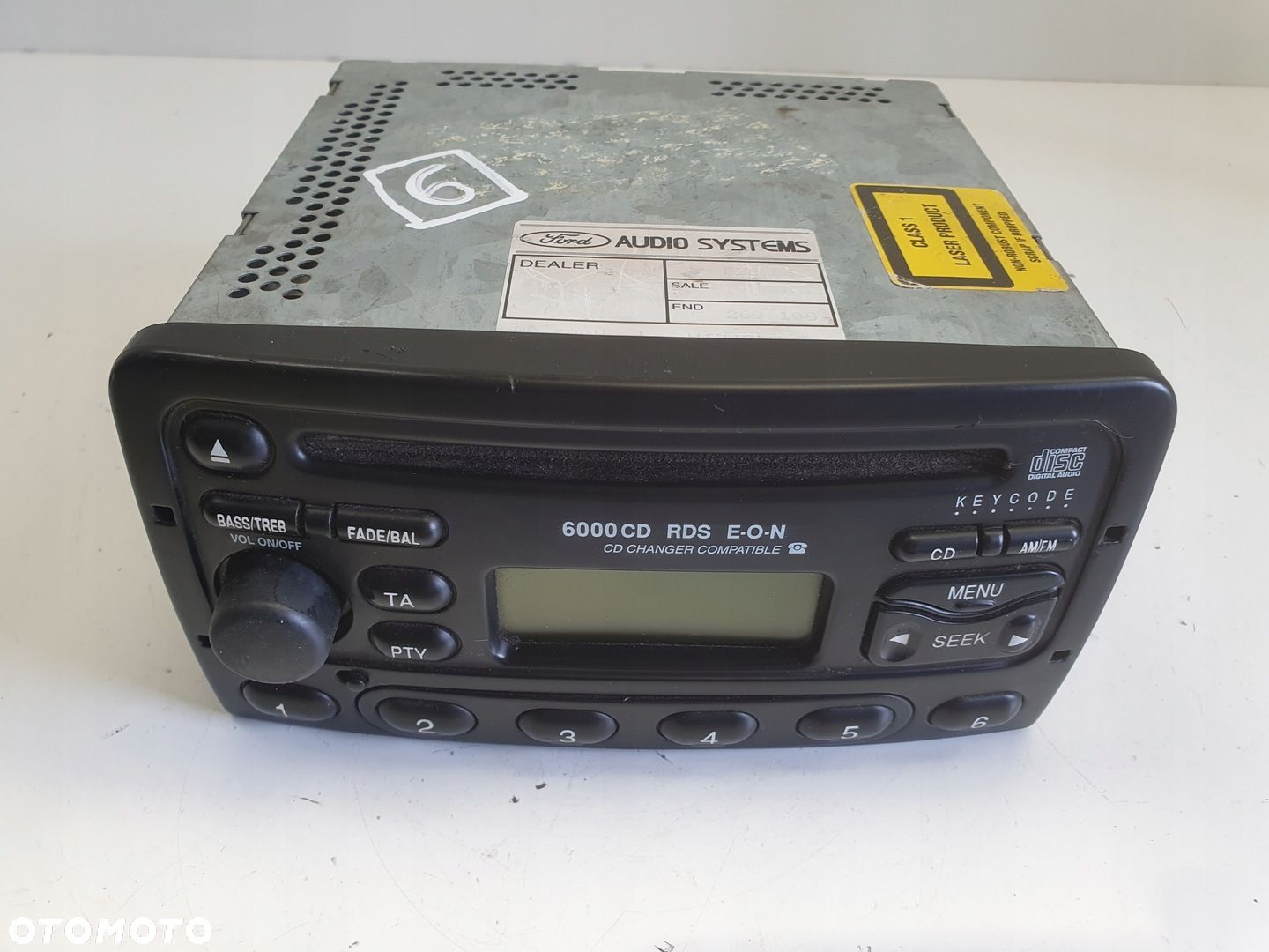 Ford Mondeo mk3 Galaxy RADIOODTWATRZACZ CD radio 6000CD 98AP-18C815-AC - 1