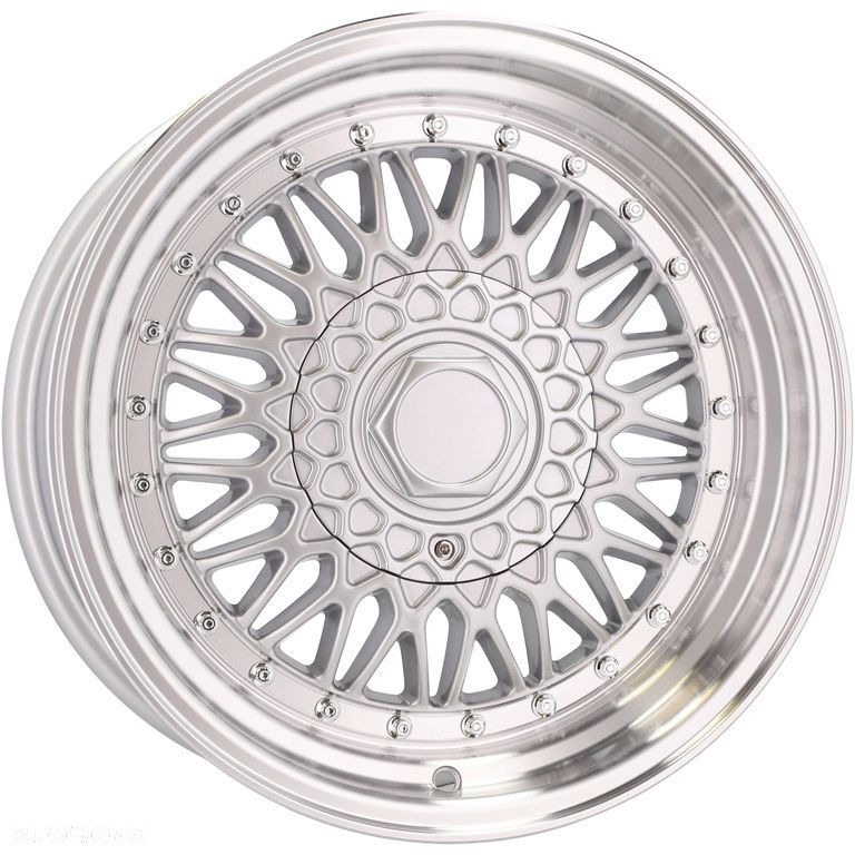 4x Felgi 15 4x100 VW Golf I II III OPEL RENAULT HONDA Civic CRX m.in. do BMW E21 E30 - BY479 (LU247) - 10