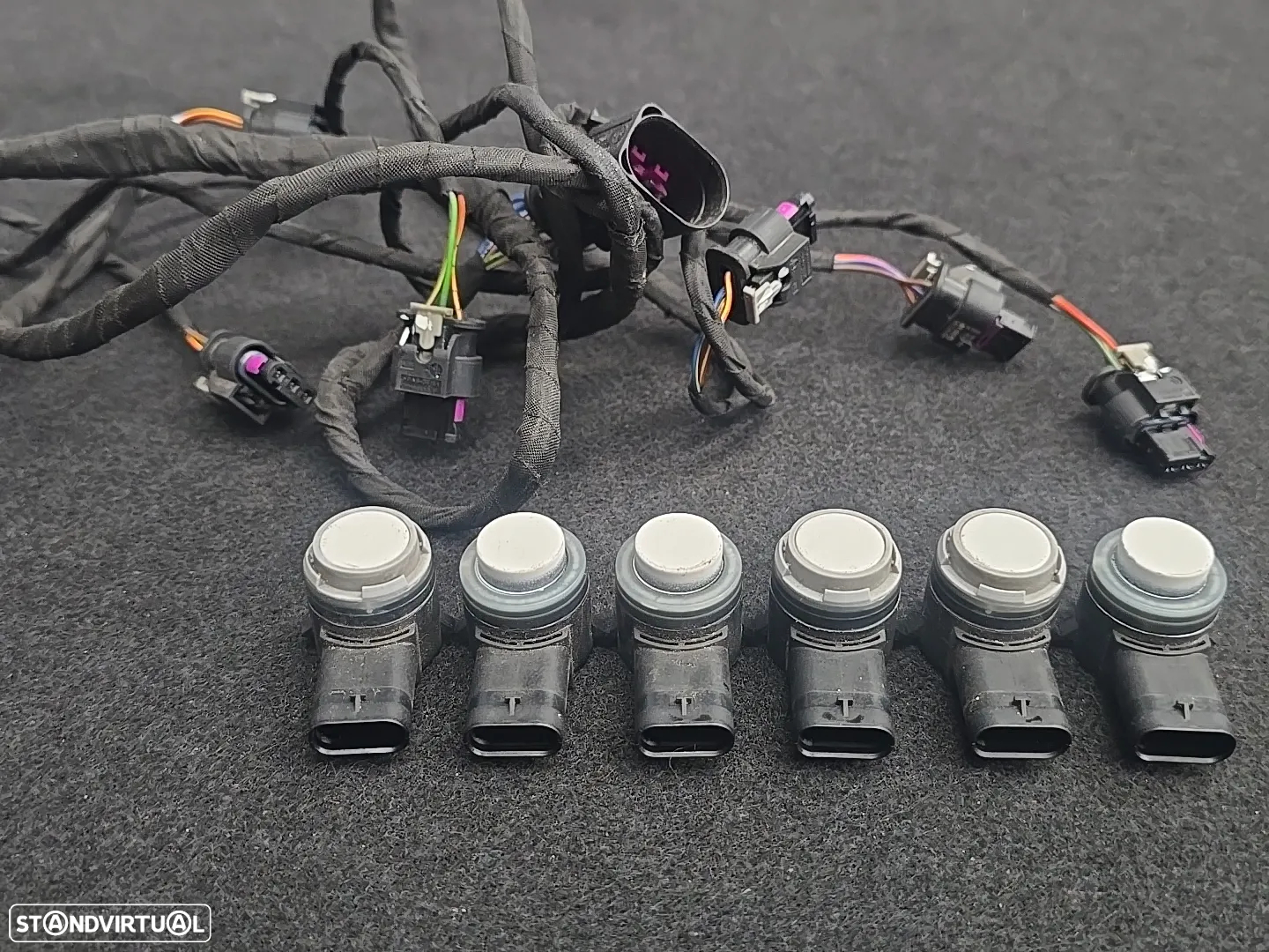 Sensores de estacionamento PDC traseiros Com cablagem conjunto kit originais para audi TT TTS 8S 2016- - 5