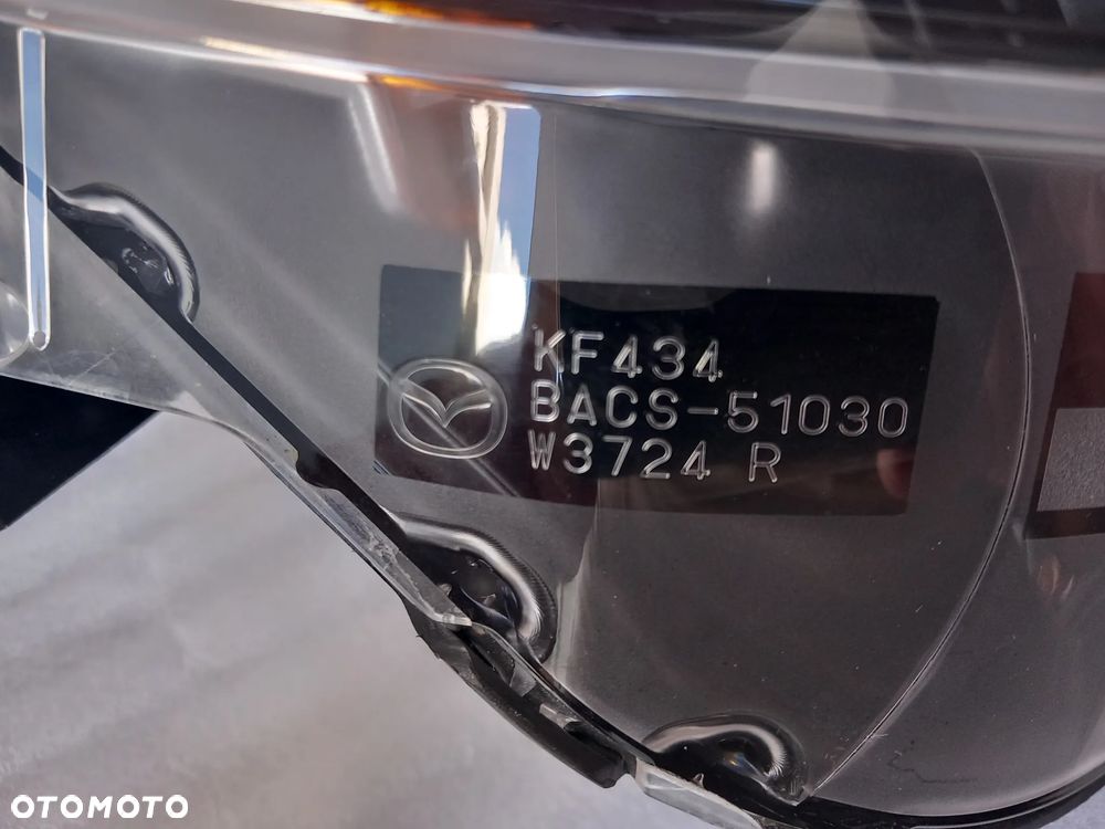 Lampa MAZDA 3 lift 2016- przód/ przednia prawa USA Warszawa Mazowieckie - 33