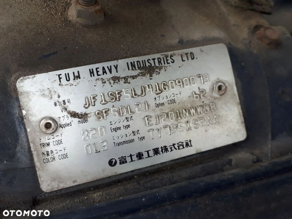 SUBARU FORESTER I LIFT 00-02 2.0 PAS BEZPIECZEŃŚTWA PRAWY LEWY PRZÓD - 20