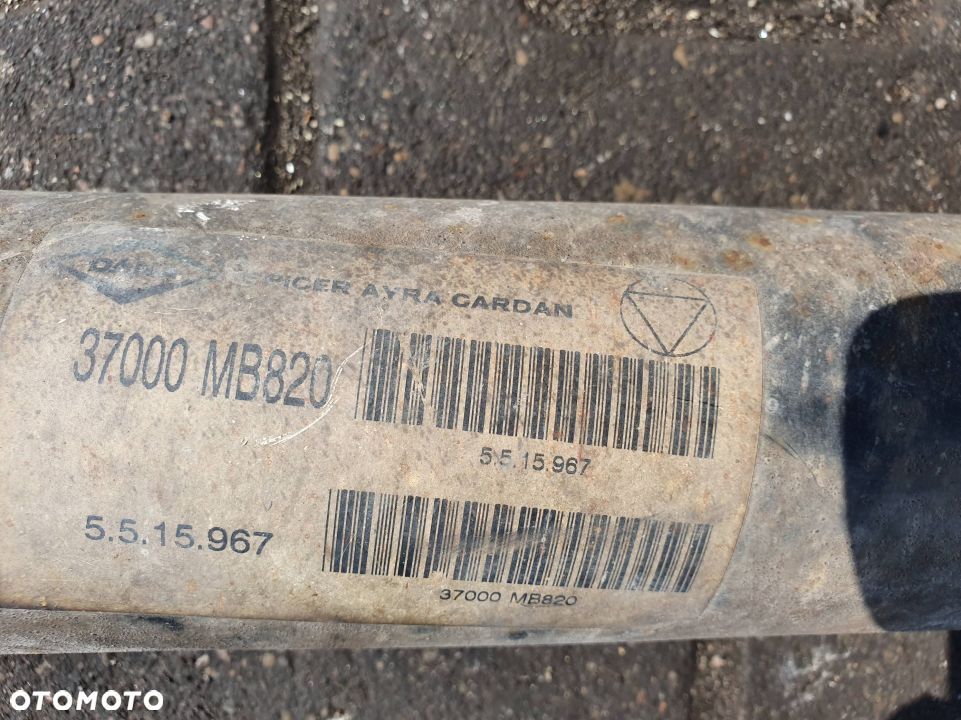 WAŁ NAPĘDOWY RENAULT MAXITY 37000 MB820 - 4