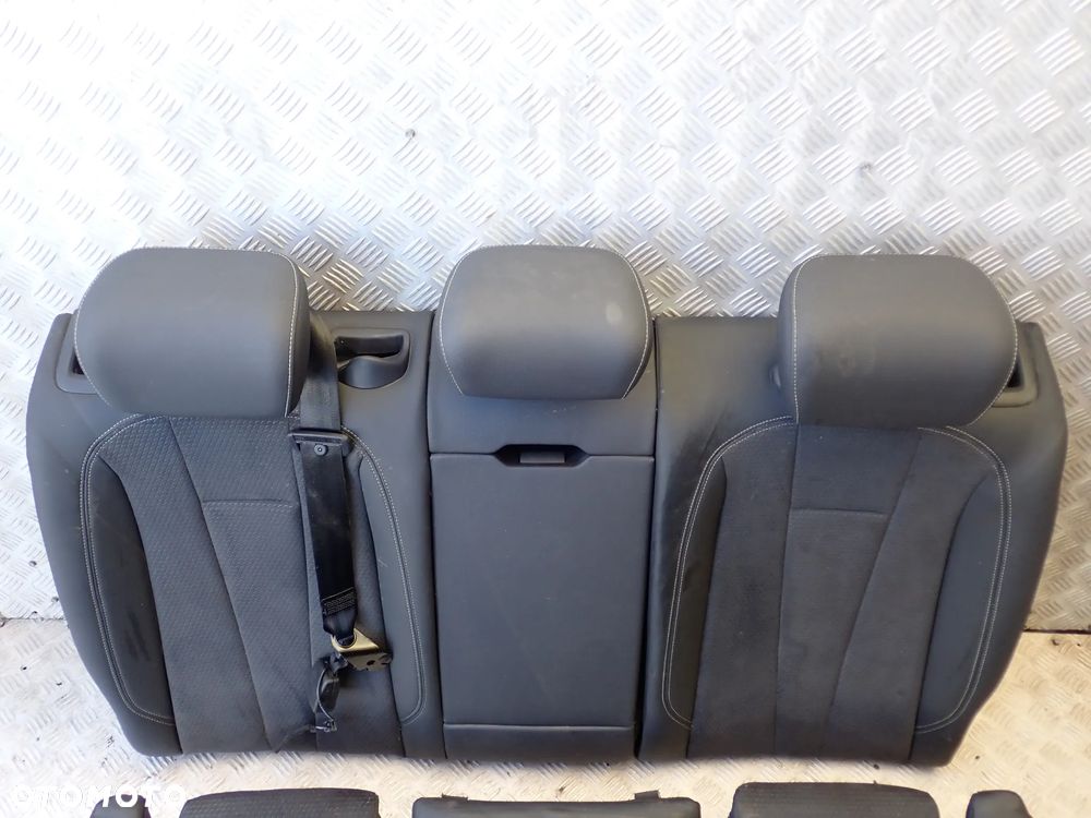 AUDI A4 B9  KANAPA TYLNIA SKÓRA+MATERIAŁ - 3