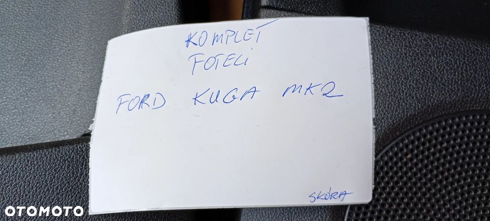 Fotele kanapa boczki komplet skóra Ford Kuga II MK2 - 25