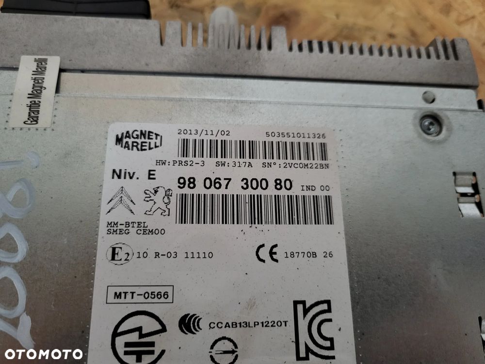 Radio nawigacja Peugeot 2008 - 2