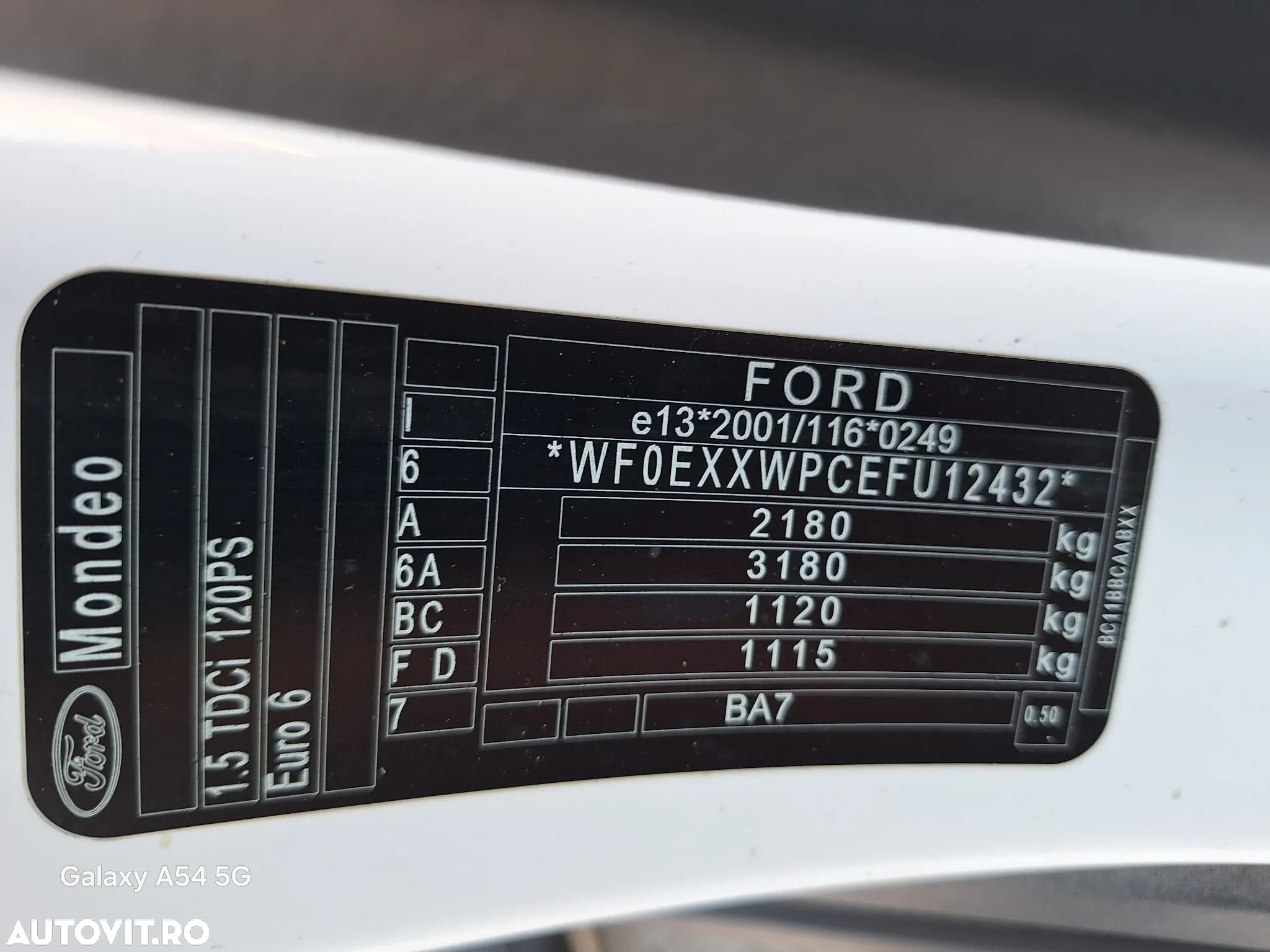 Ford Mondeo 1.5 TDCi Trend - 8
