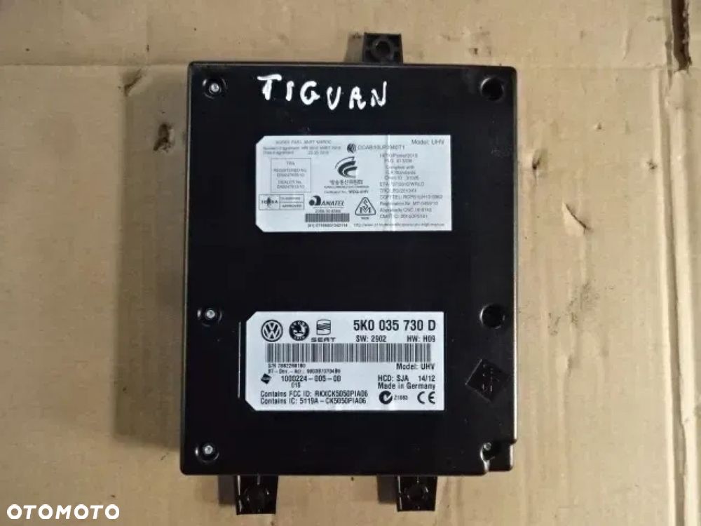 VOLKSWAGEN TIGUAN PASSAT B7 GOLF VI MODUŁ BMUETOOTH - 1