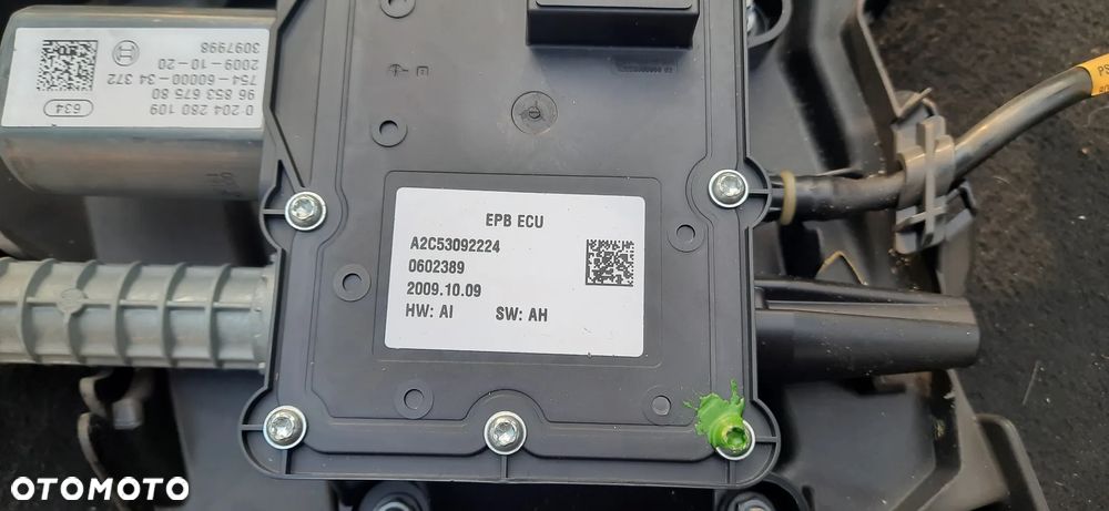Włącznik przycisk hamulca ręcznego C4 Picasso 96597938 zd Mechanizm elektryczny Hamulca ręcznego Citroen C4 Picasso 9685367580 a2c53092224 0204280109 - 7