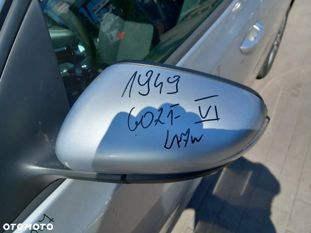 VW GOLF VI LUSTERKO LEWE PRZEDNIE LEWY PRZÓD KOLOR: LA7W - 2