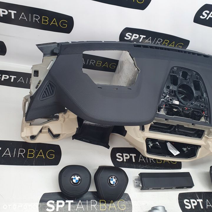 BMW G32 SERIA 6 DESKA ROZDZIELCZA KONSOLA KOKPIT PULPIT PODUSZKI AIRBAG AIR BAG PASY KIT SET - 2