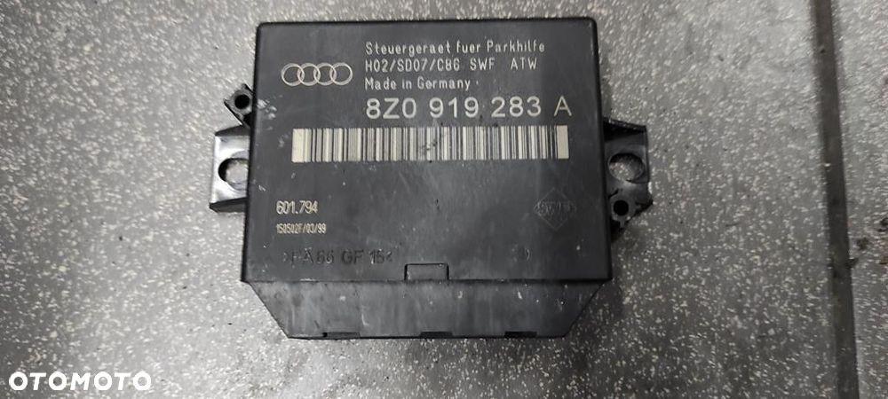 MODUŁ STEROWNIK CZUJNIKÓW PARKOWANIA PDC AUDI 8Z0919283A A4 B6 A6 C5 WYSYŁKA !!!
