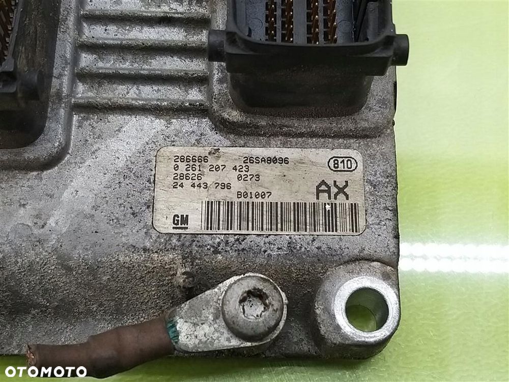 Komputer sterownik silnika Opel Astra II G 1998-2009 1,6 B GM 0261207423 - 3
