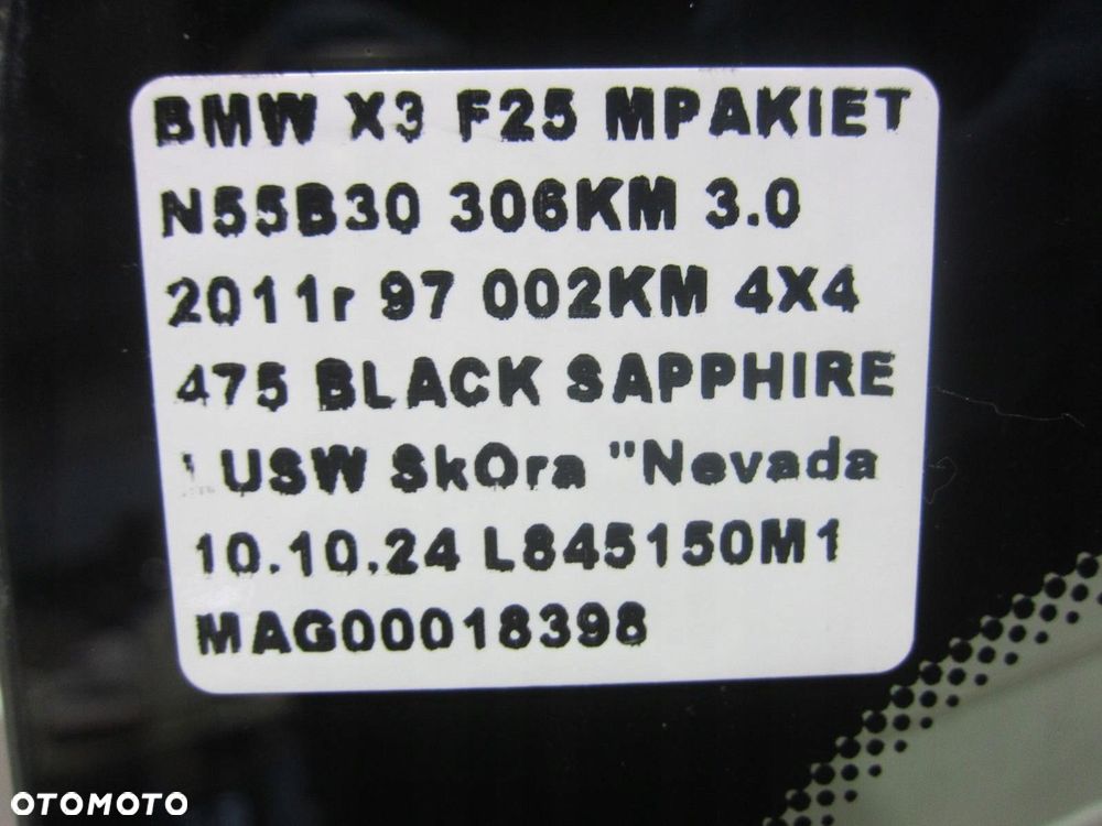 BMW X3 F25 SZYBA PRZEDNIA PRZÓD 7311298 CZOŁOWA ORYGINALNA 51317311298 - 14