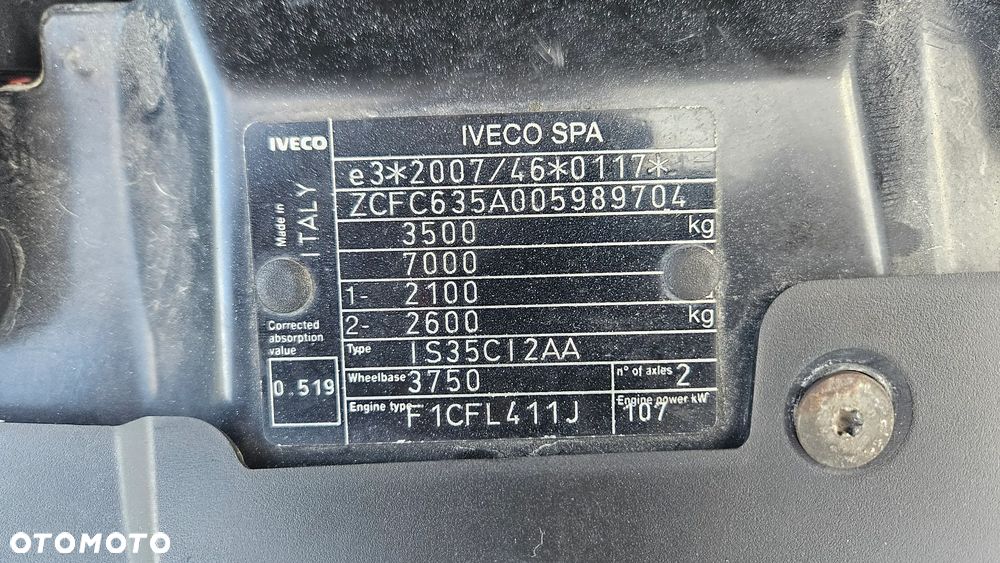Iveco DAILY 35C15 3.0 HPI 35C150 WYWROTKA  BLIŹNIAK  KIPER  SKRZYNIA 3,40 HAK 3500 KG - 23