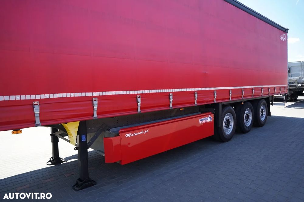 Schmitz Cargobull CORTINĂ / AXĂ RIDICATĂ / ACOPERIȘ RIDICAT / CONTENIER PENTRU PALEȚI - 10