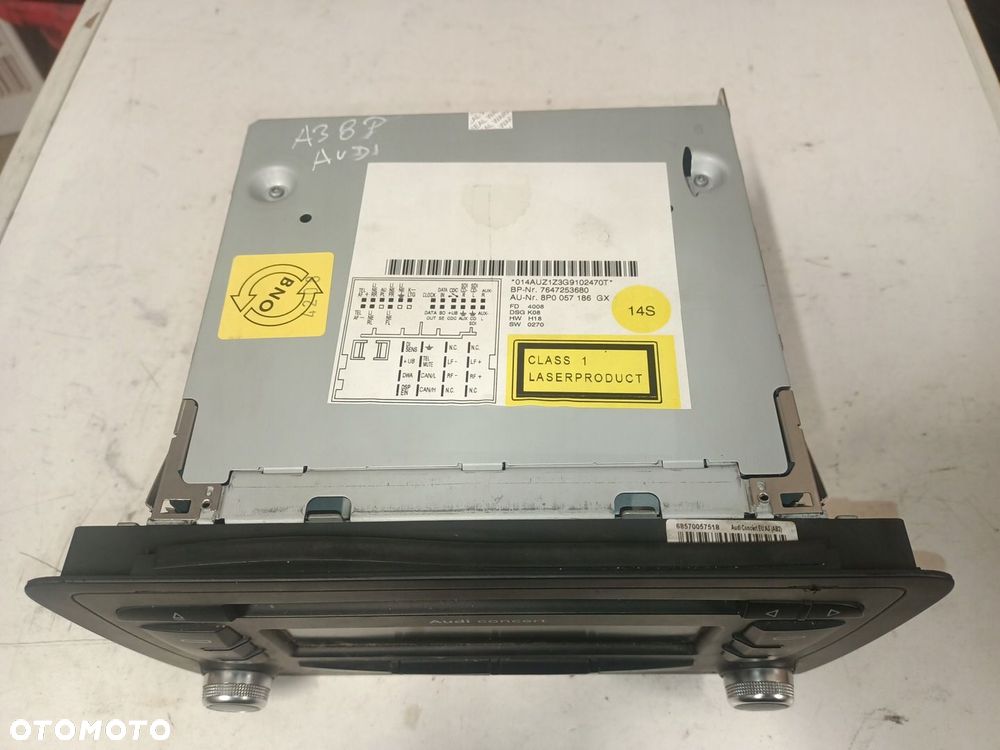 RADIO BLAUPUNKT AUDI CONCERT AUDI A3 8P 8P0057186GX - 2