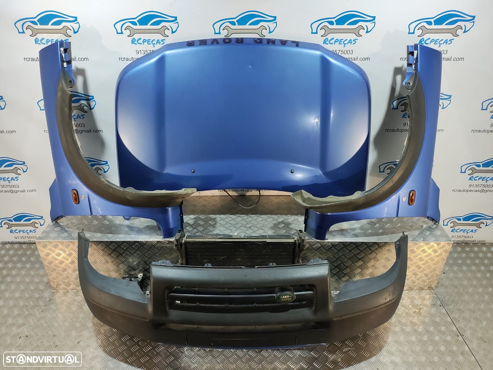 FRENTE COMPLETA LAND ROVER FREELANDER I 1 MK1 CAPOT PARACHOQUES GUARDA-LAMAS OTICAS RADIADOR VENTILADOR FRENTE FIBRA REFORÇO - 1