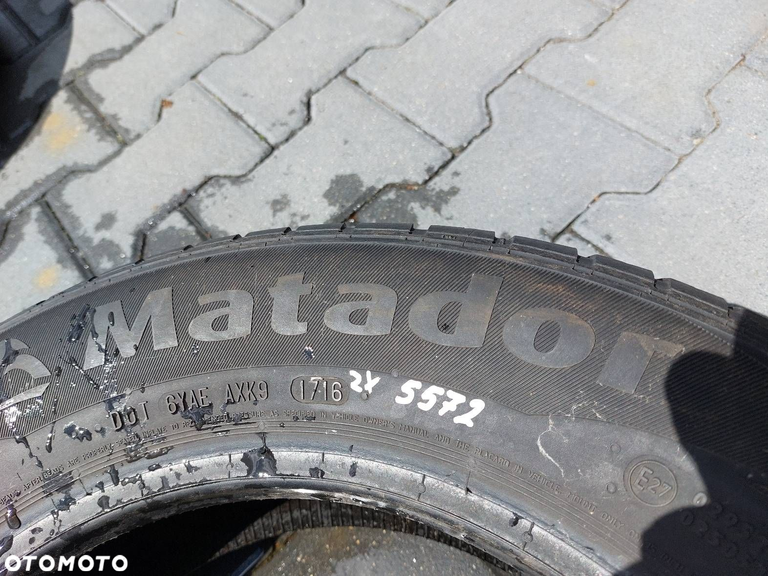 OPONY LETNIE 2 SZT 195/65R15 2016R MATADOR ELITE 3 - 3
