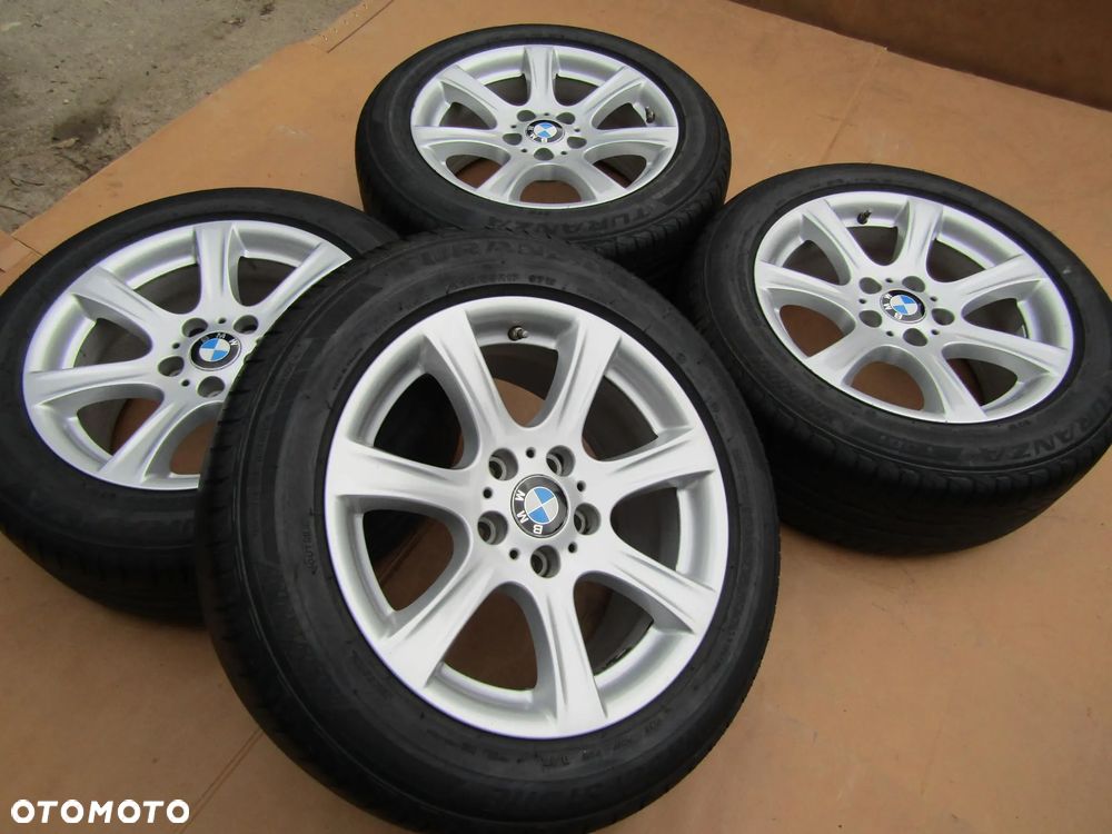 4 x Felgi Aluminiowe Koła 17 BMW 3 E90 E91 E92 E93 1 E87 8 j 5x120 ET34 piasta 72,6 mm + Opony 225/55 17 Bridgestone 7,5 mm Letnie - 13