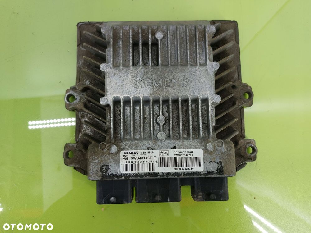 Komputer sterownik silnika CITROEN BERLINGO  96-10 SW9657544780 5WS40146F-T - 1