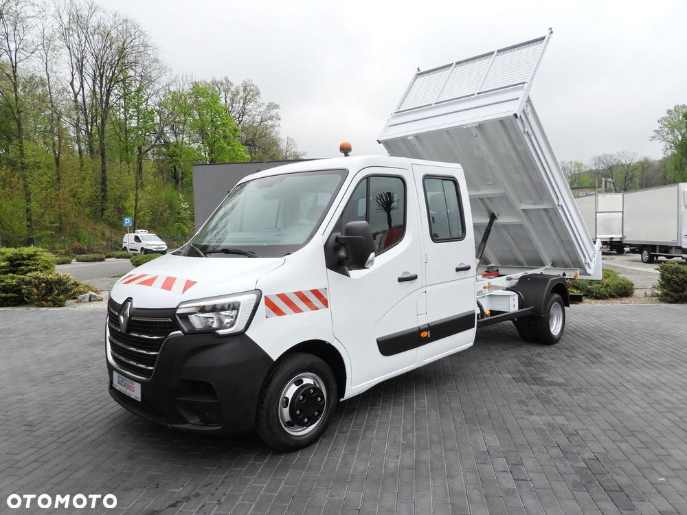 Renault MASTER  WYWROTKA PODWÓJNA KABINA DOKA 6 MIEJSC TEMPOMAT LEDY BLIŹNIACZE KOŁA KLIMATYZACJA  130KM - 18