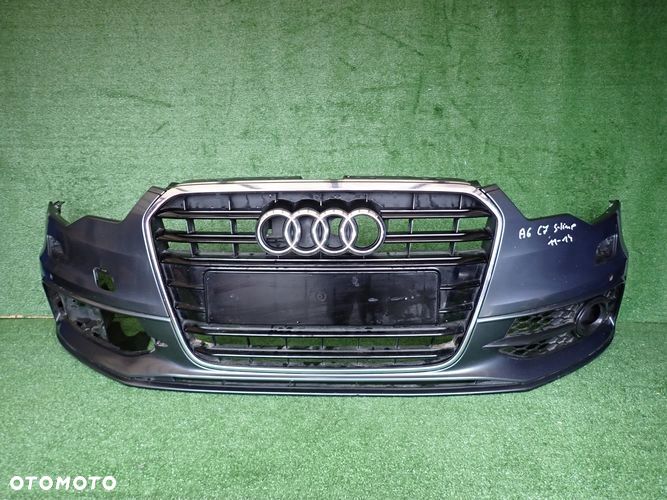 AUDI A6 C7 4G0 S-LINE 11-15 zderzak przedni przód - 1