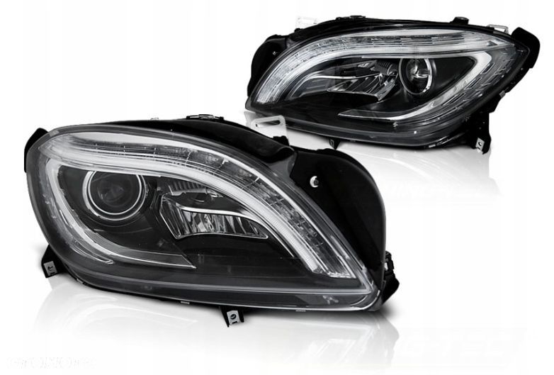 REFLEKTORY Lampy LED BLACK do MERCEDES W166 od 2011 do 2015 Roku - 2