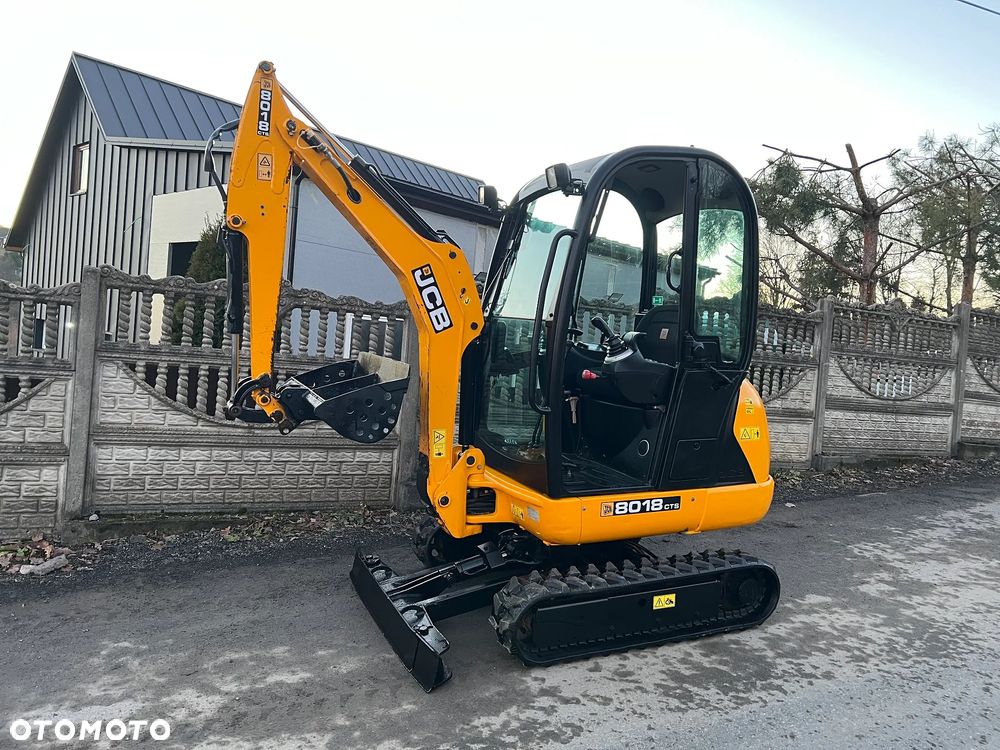 JCB 8018 CTS * Minikoparka JCB 8018 * 2 Tony * Rozsuwane Podwozie * Nowe Gąsienice * Stan IDEALNY * - 12
