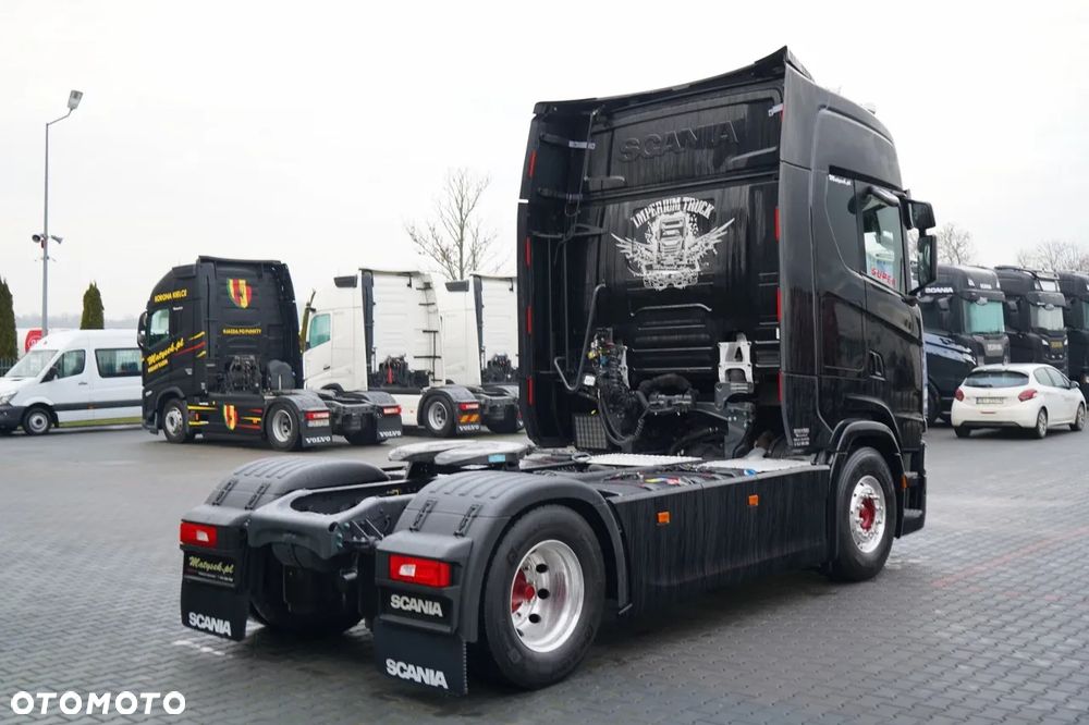 Scania S 500 / RETARDER / KLIMA POSTOJOWA / CAŁA NA PODUSZKACH / ALUFELGI / SKÓRY / - 9