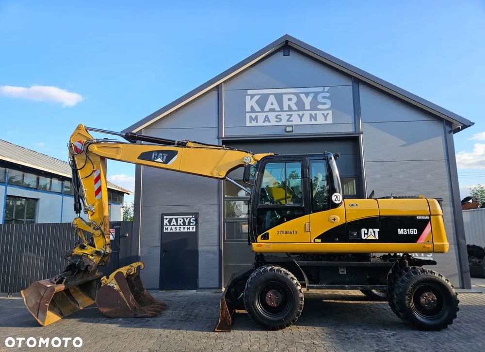 Caterpillar KOPARKA KOŁOWA CAT CATERPILLAR M316D M316 315 316 318 2008R - 5