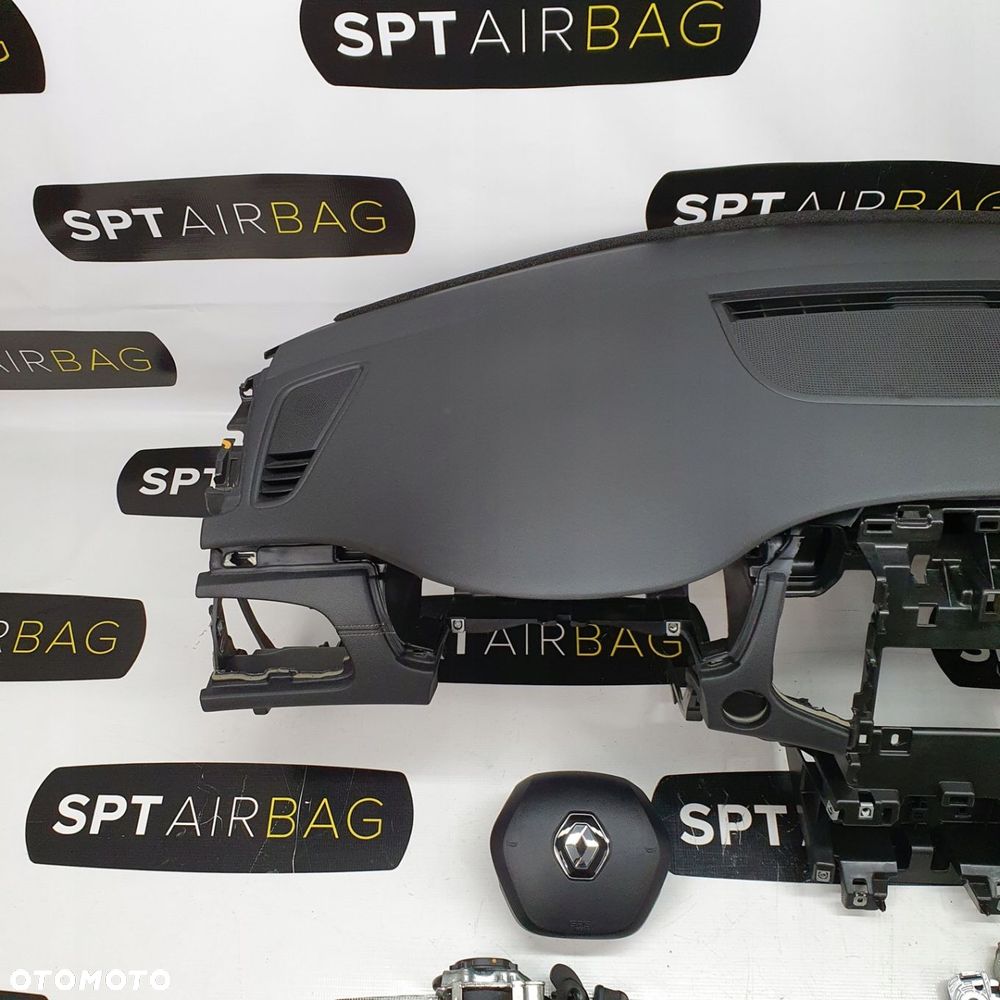 RENAULT TALISMAN DESKA ROZDZIELCZA KONSOLA KOKPIT PULPIT PODUSZKI AIRBAG AIR BAG PASY KIT SET - 2