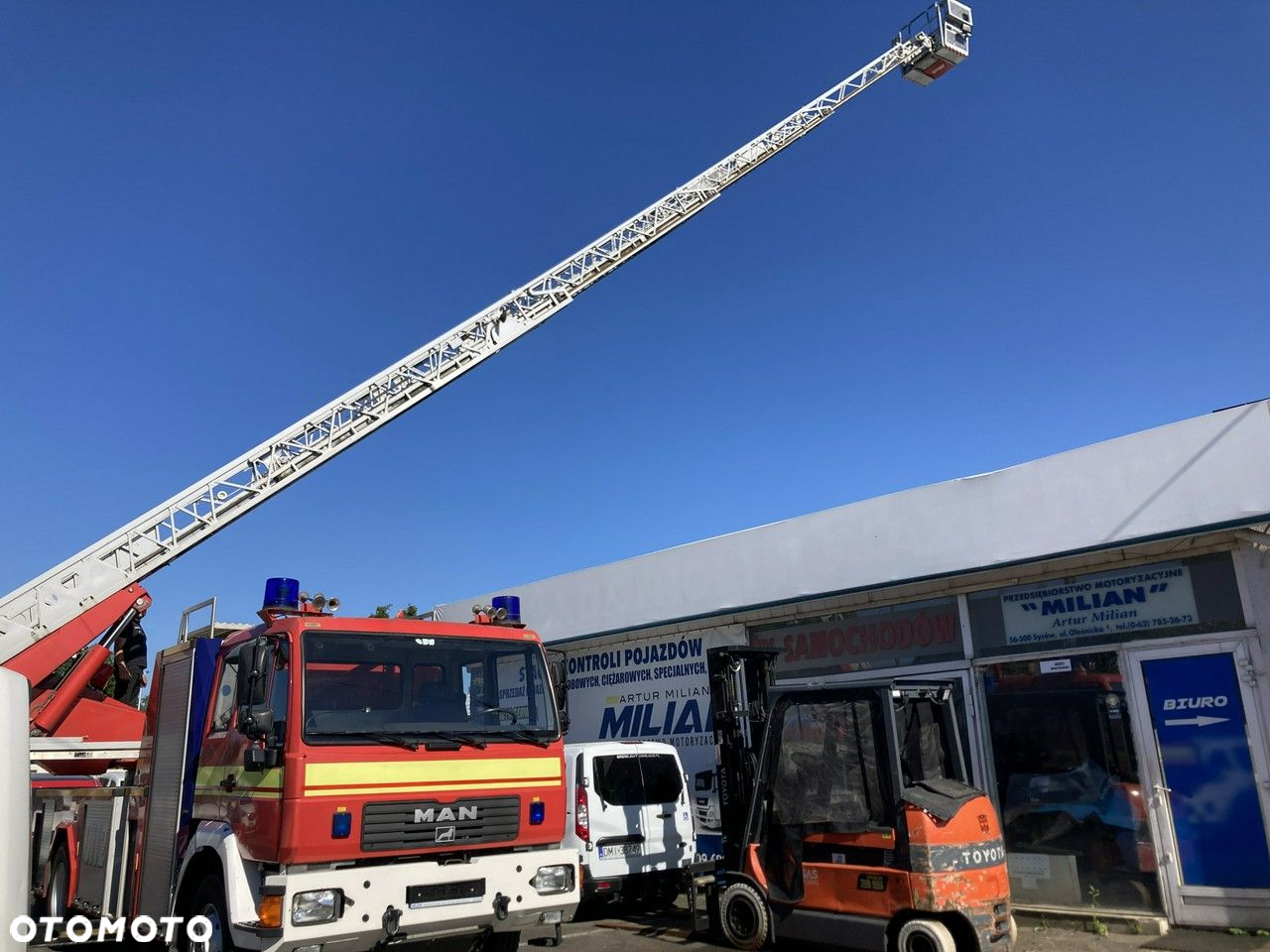 MAN Man 15,280 Straż pożarna drabina Strażacka zwyżka podnośnik Metz M2005 - 29