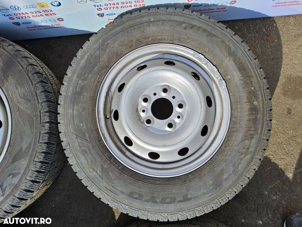 Jante cu anvelope Fiat Ducato Peugeot Boxer Citroen Jumper r15c 215/70/r15c jante cu cauciucuri - 7